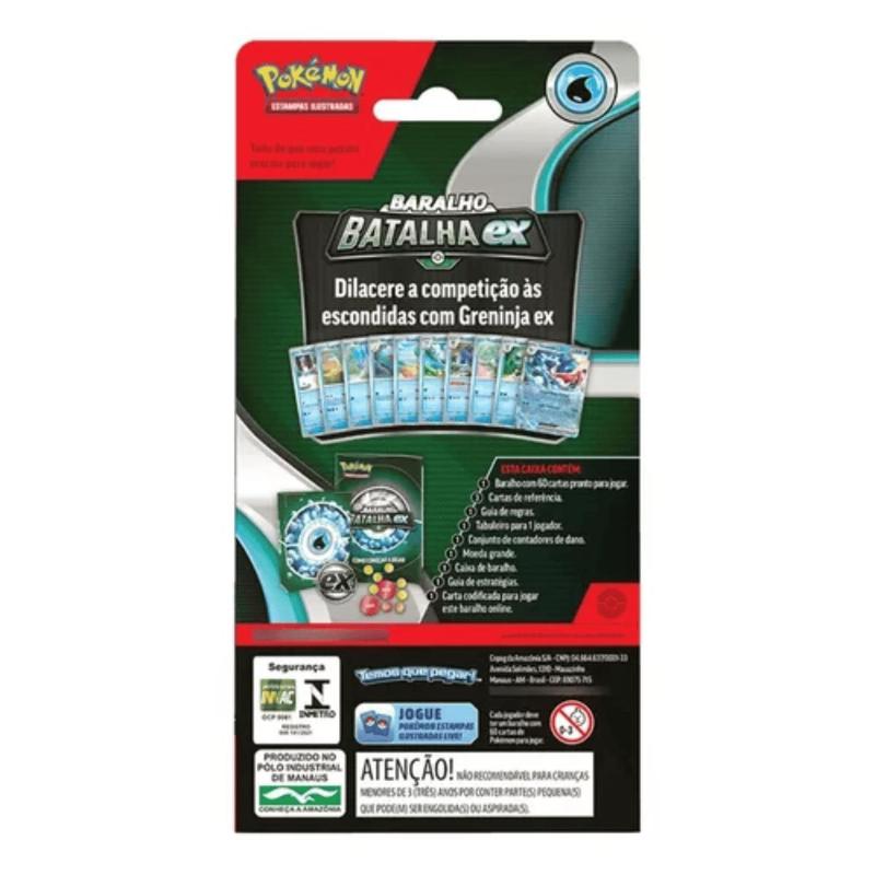 Cartas Pokémon Deck de Batalha Greninja Ex Copag - Deck - Magazine
